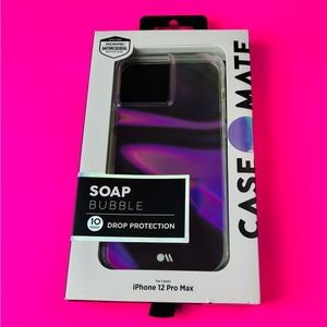 Casemate iPhone 12 Pro Max Soap Bubble Drop & Antimicrobial Protection Case